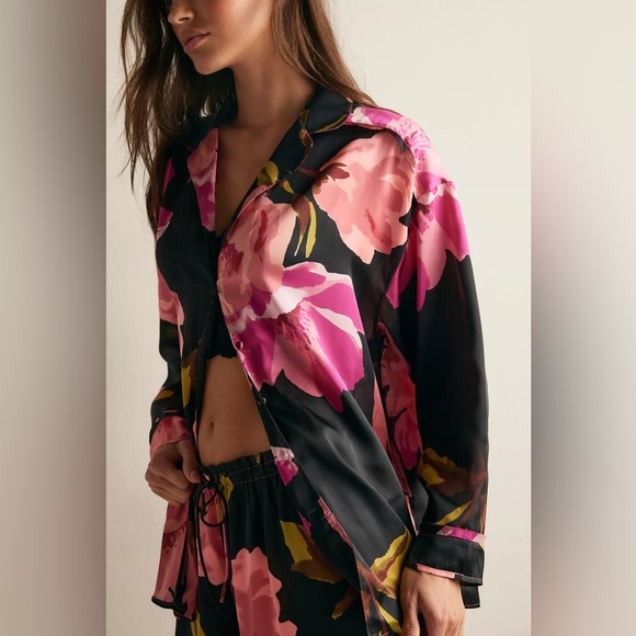 𝓯𝓹 Free People ~ dreamy days satin pajama set - Picture 17 of 17